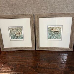 Megan Meagher Signed Numbered  Set Of 2 THE POND I & II Limited Edition Prints
